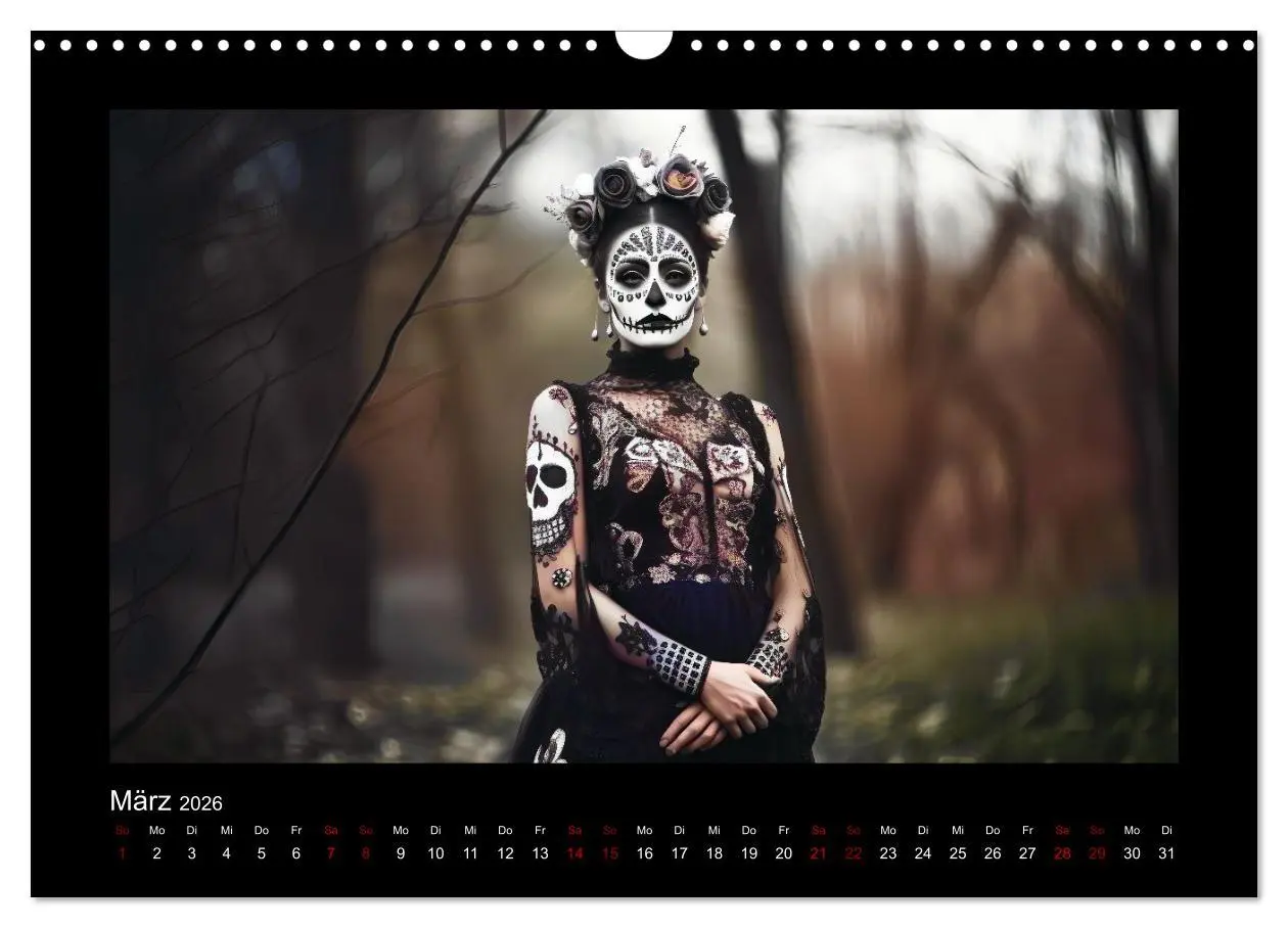 Bild: 9783457522806 | Festliche Dia de Muertos Porträts (Wandkalender 2026 DIN A3 quer),...