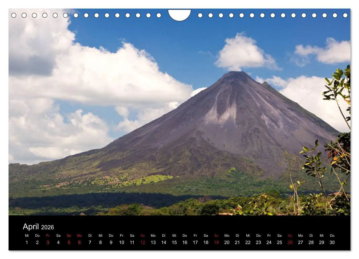 Bild: 9783516092806 | Costa Rica - Regenwald und Vulkane (Wandkalender 2026 DIN A4 quer),...