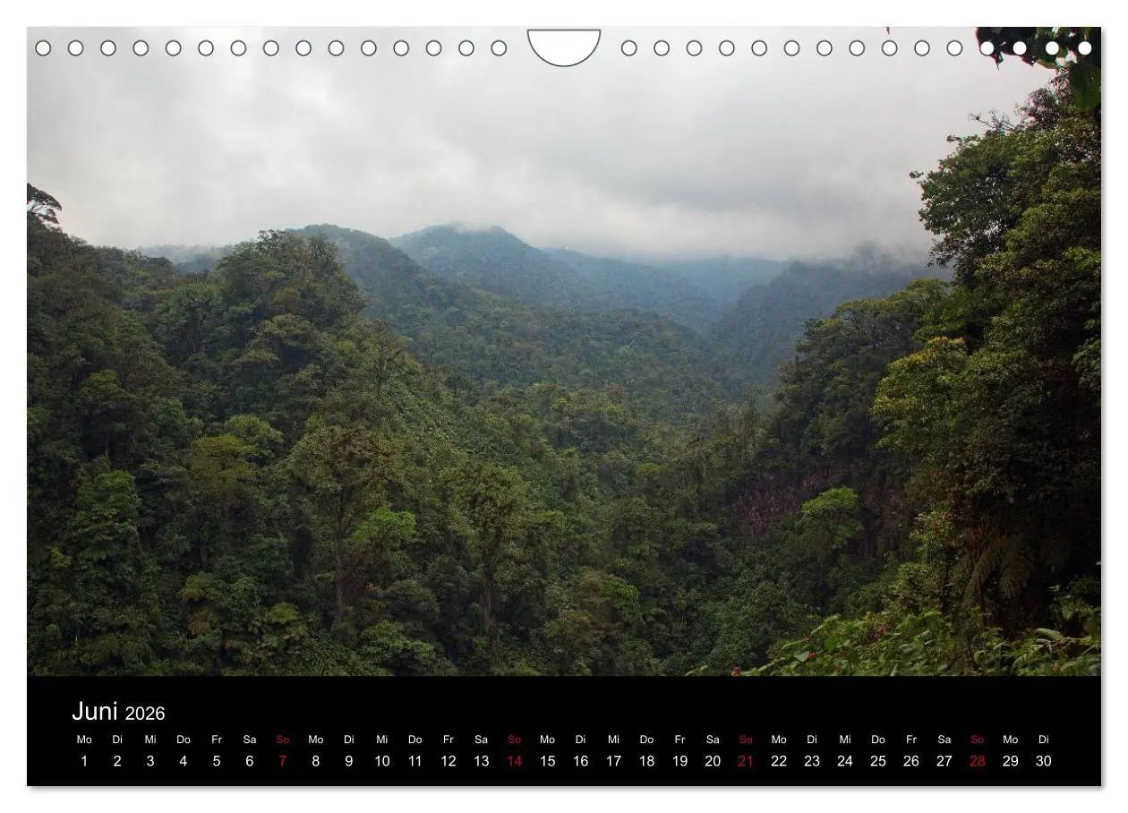 Bild: 9783516092806 | Costa Rica - Regenwald und Vulkane (Wandkalender 2026 DIN A4 quer),...