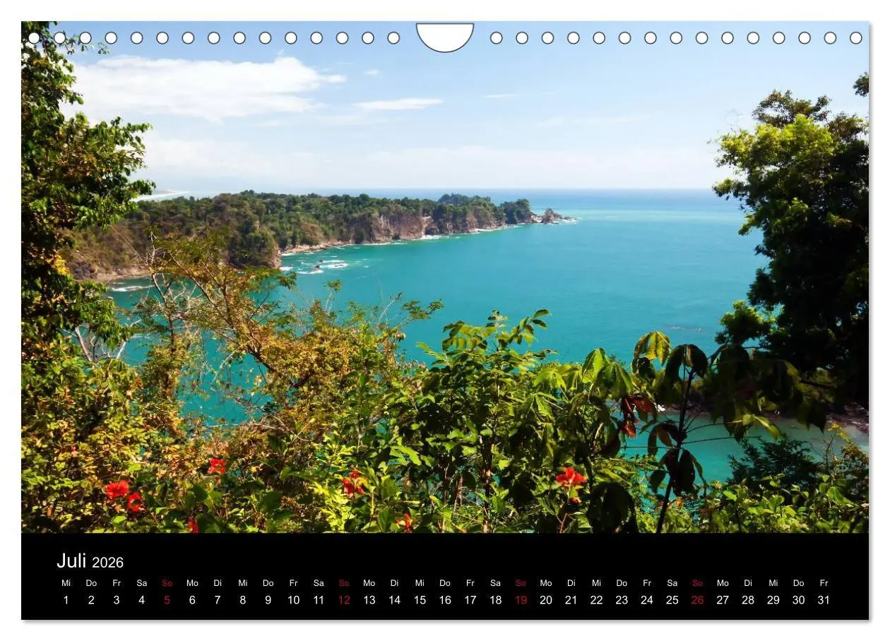 Bild: 9783516092806 | Costa Rica - Regenwald und Vulkane (Wandkalender 2026 DIN A4 quer),...