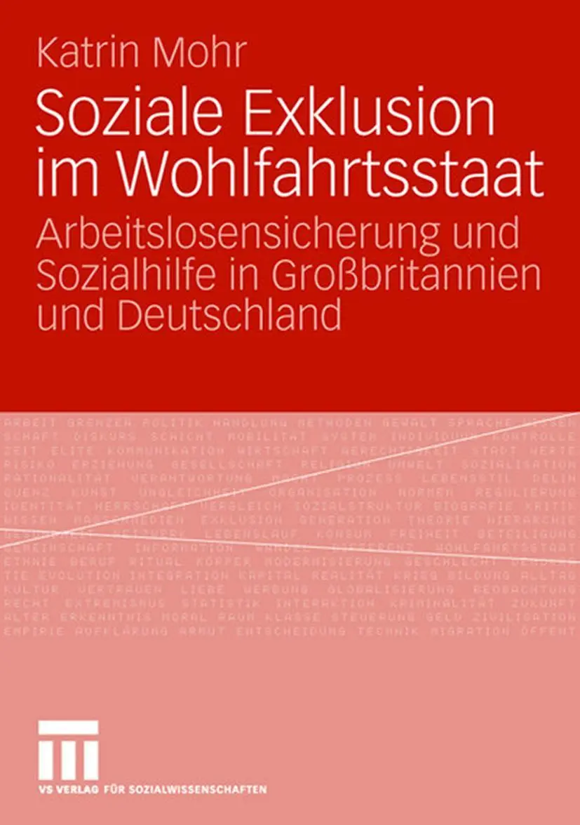 Cover: 9783531152806 | Soziale Exklusion im Wohlfahrtsstaat | Katrin Mohr | Taschenbuch