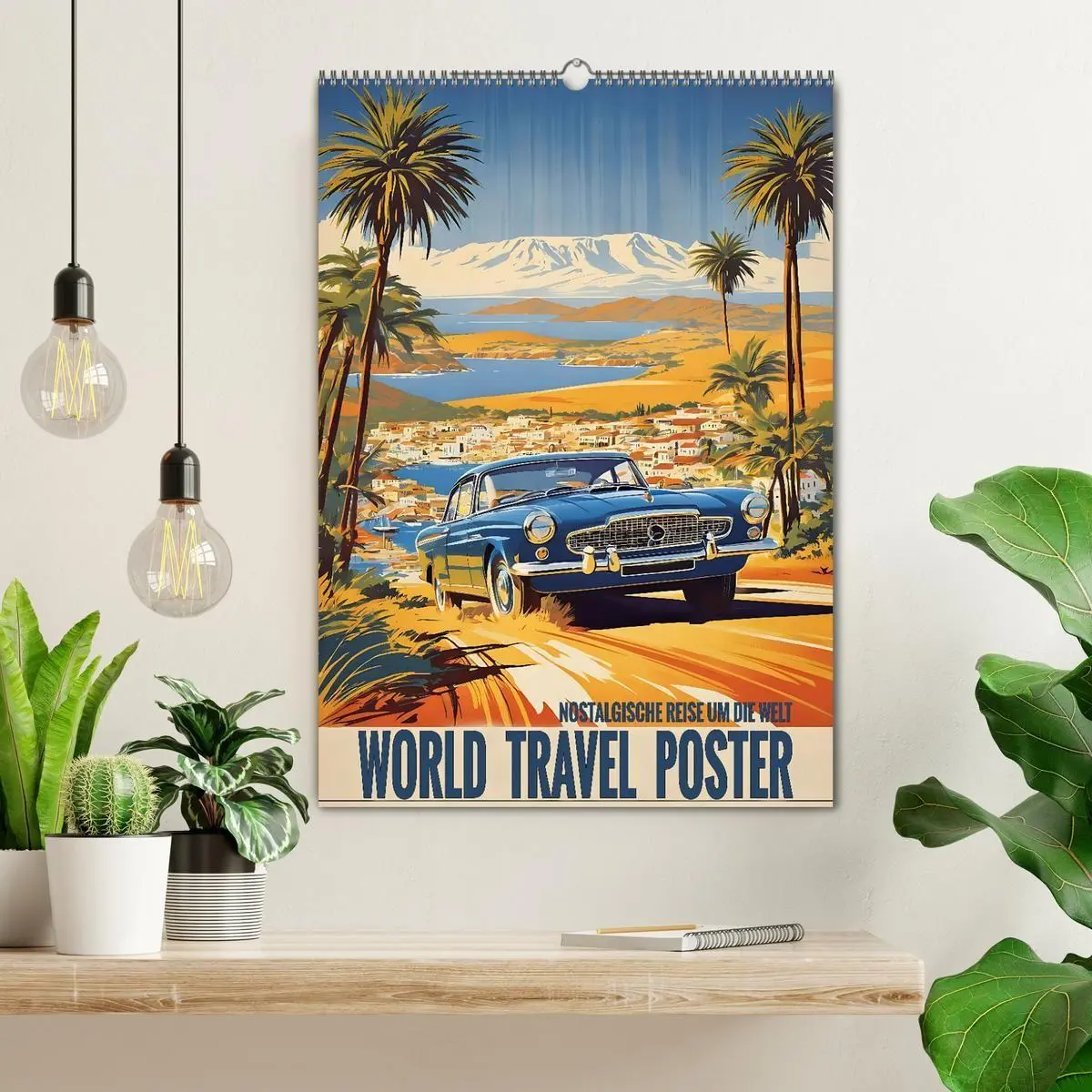 Bild: 9783569182806 | World Travel Poster - nostalgische Reise um die Welt (Wandkalender...