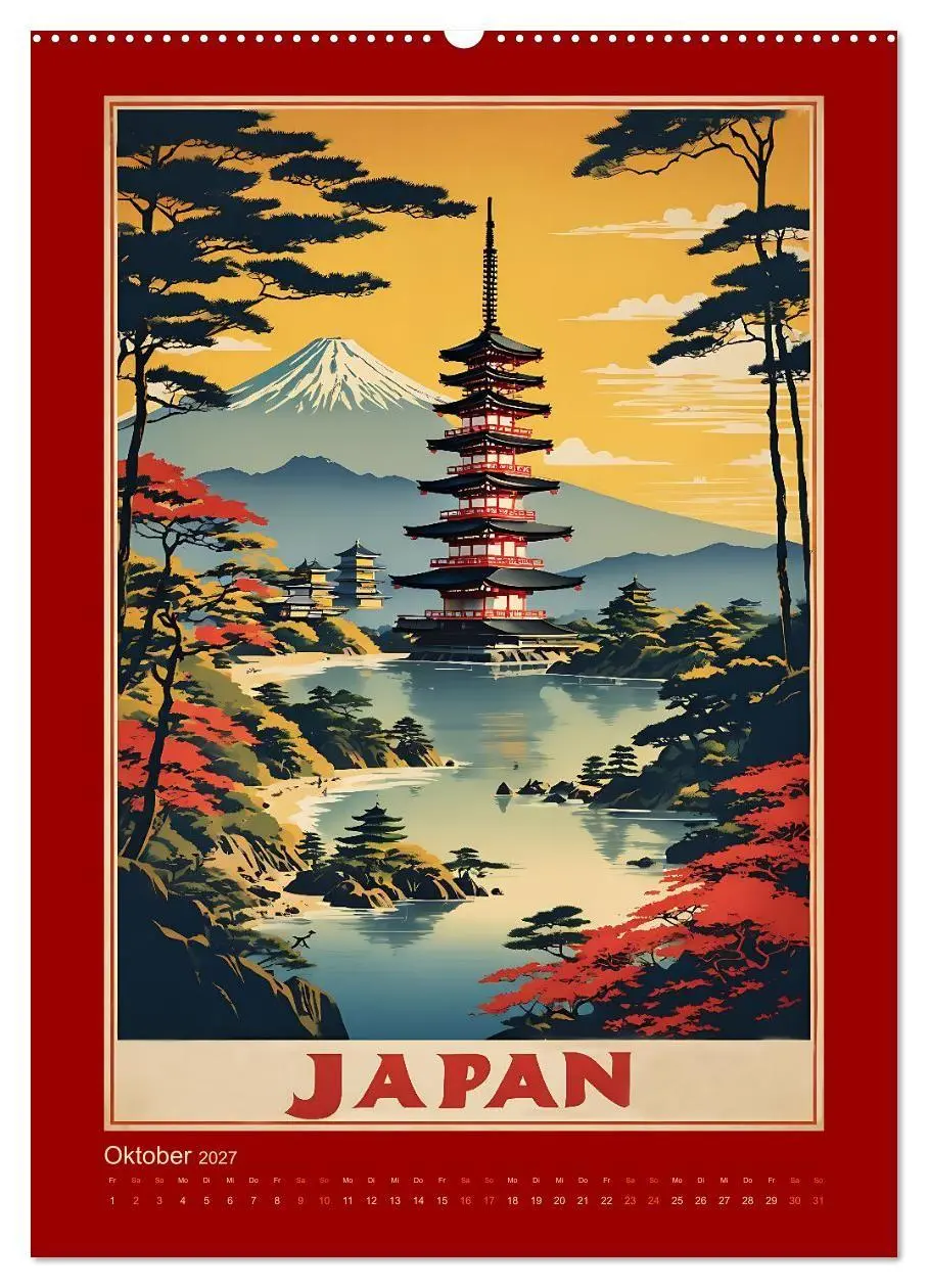 Bild: 9783569182806 | World Travel Poster - nostalgische Reise um die Welt (Wandkalender...