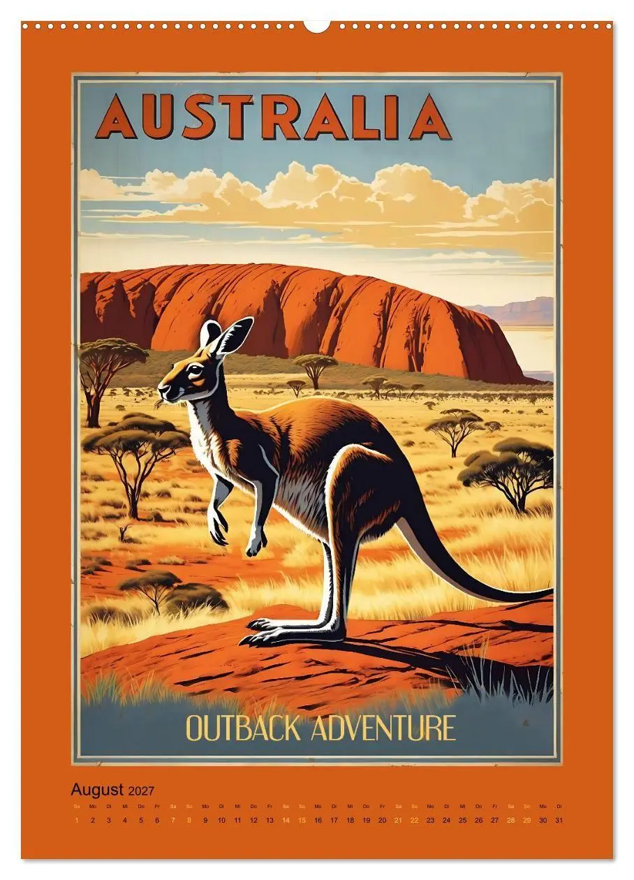Bild: 9783569182806 | World Travel Poster - nostalgische Reise um die Welt (Wandkalender...