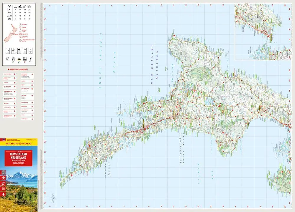 Bild: 9783575022806 | MARCO POLO Reisekarte Neuseeland 1:1 Mio. | (Land-)Karte | Deutsch