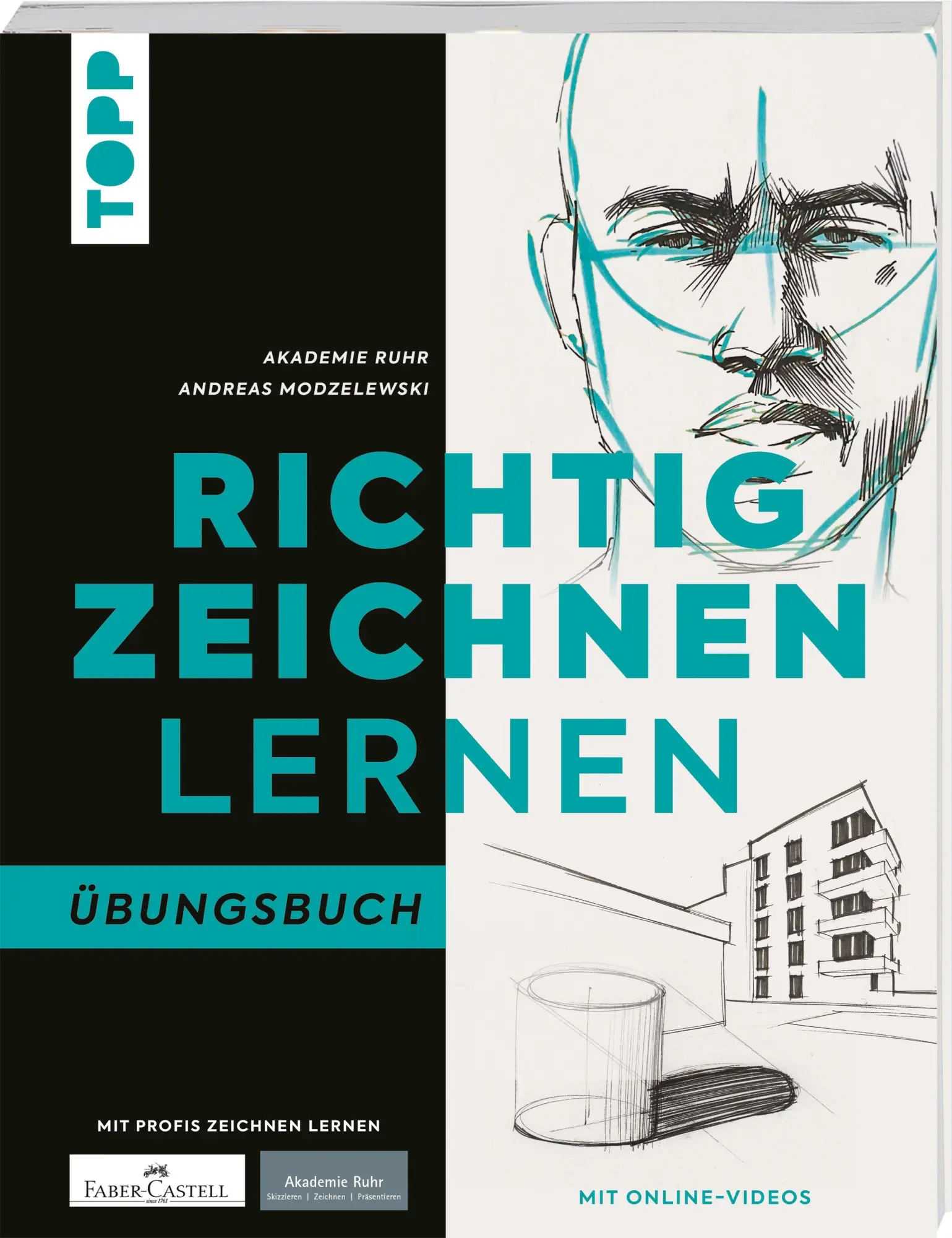 Cover: 9783735882806 | Richtig zeichnen lernen. Übungsbuch | Skizzieren. Zeichnen. Üben