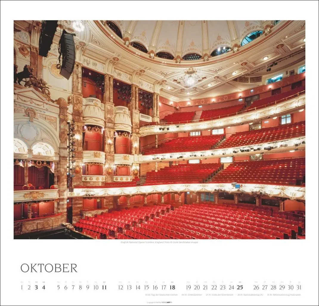 Bild: 9783839902806 | Die schönsten Konzertsäle Kalender 2026 | Kalender | Spiralbindung