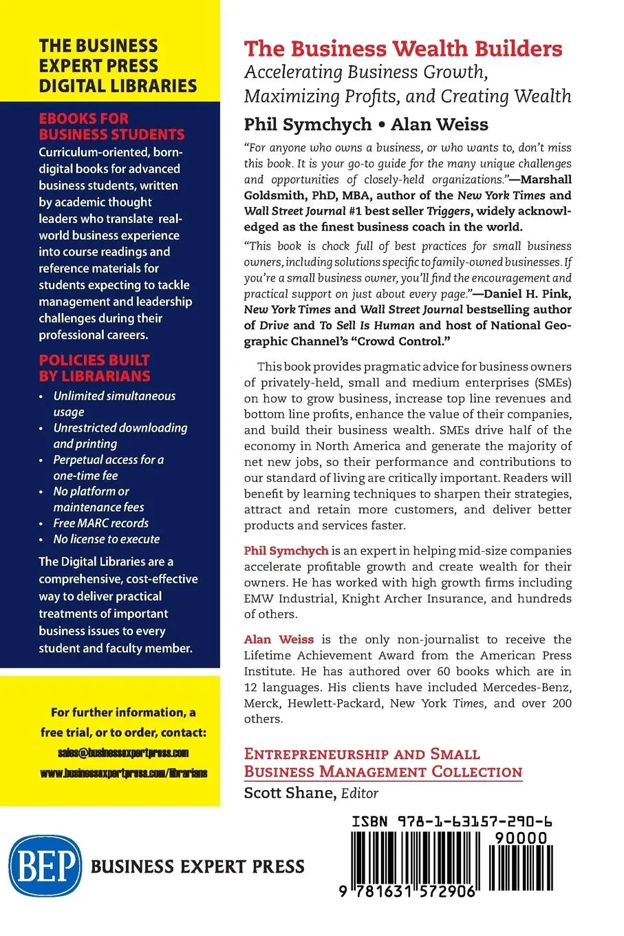 Rückseite: 9781631572906 | The Business Wealth Builders | Phil Symchych (u. a.) | Taschenbuch
