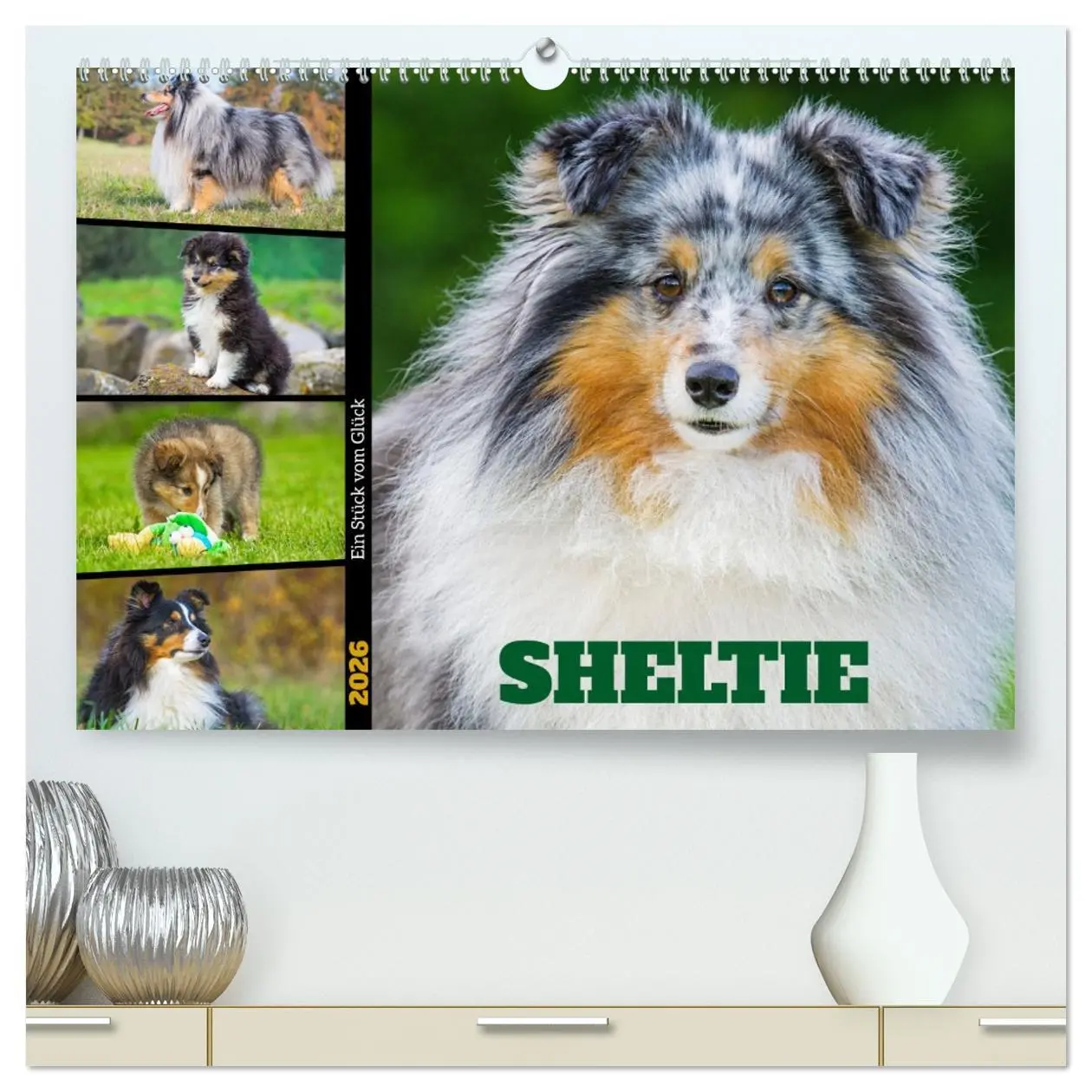 Cover: 9783457372906 | Sheltie - Ein Stück vom Glück (hochwertiger Premium Wandkalender...