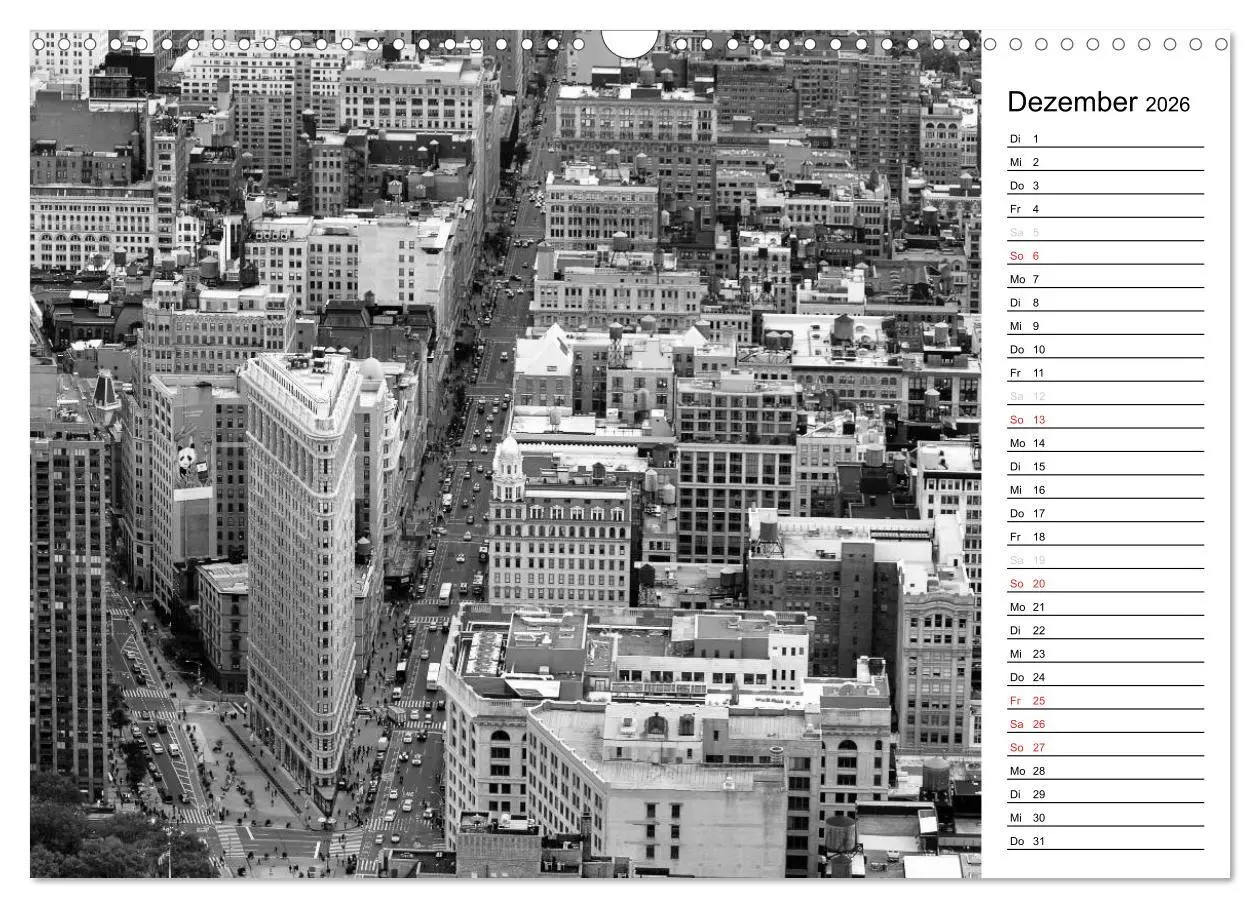 Bild: 9783457992906 | New York (Wandkalender 2026 DIN A3 quer), CALVENDO Monatskalender