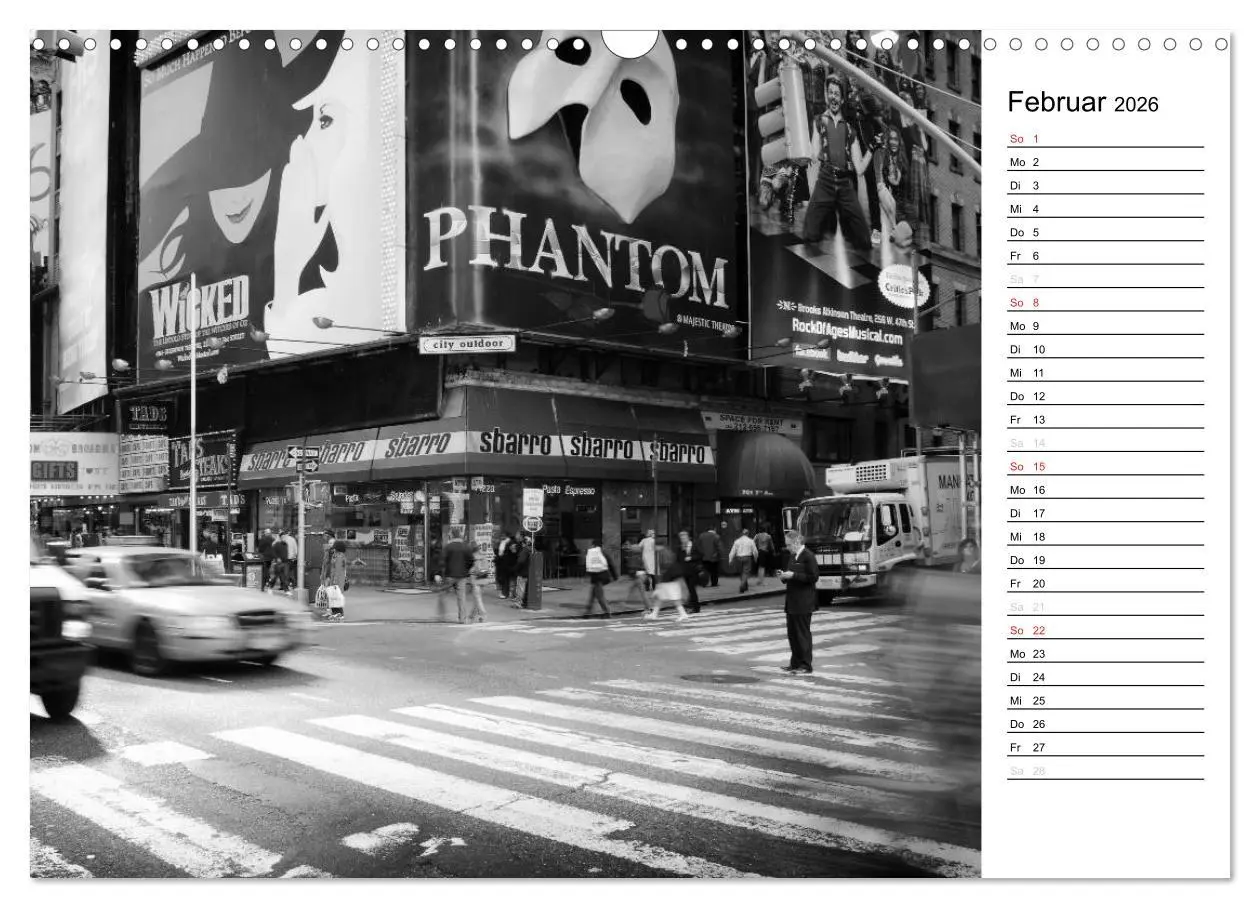 Bild: 9783457992906 | New York (Wandkalender 2026 DIN A3 quer), CALVENDO Monatskalender