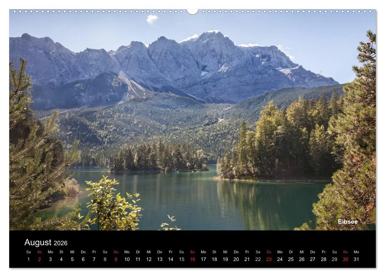 Bild: 9783516222906 | Oberbayerische Seen (hochwertiger Premium Wandkalender 2026 DIN A2...