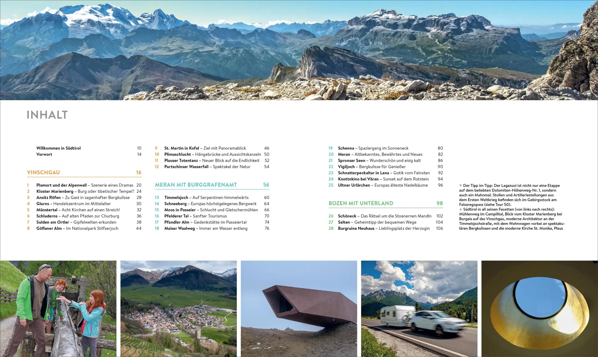 Bild: 9783734332906 | Secret Places Südtirol mit dem Wohnmobil | Lisa Bahnmüller (u. a.)