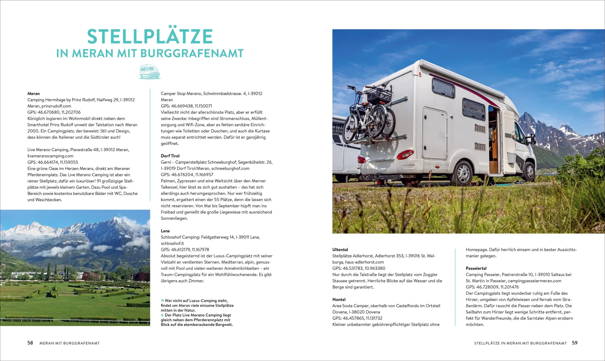 Bild: 9783734332906 | Secret Places Südtirol mit dem Wohnmobil | Lisa Bahnmüller (u. a.)