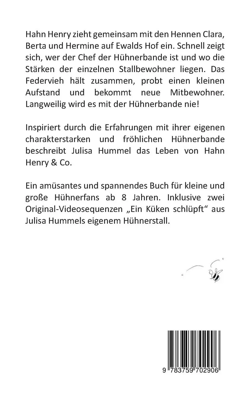 Rückseite: 9783759702906 | Henry und die Hühnerbande | Geschichten aus dem Hühnerstall | Hummel