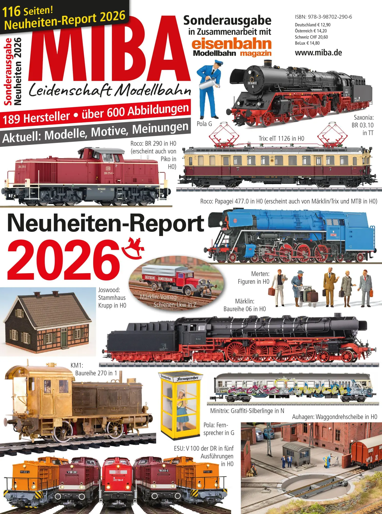 Cover: 9783987022906 | MIBA Neuheiten Report 2026 | Modellbahn Neuheiten 2026 | Broschüre
