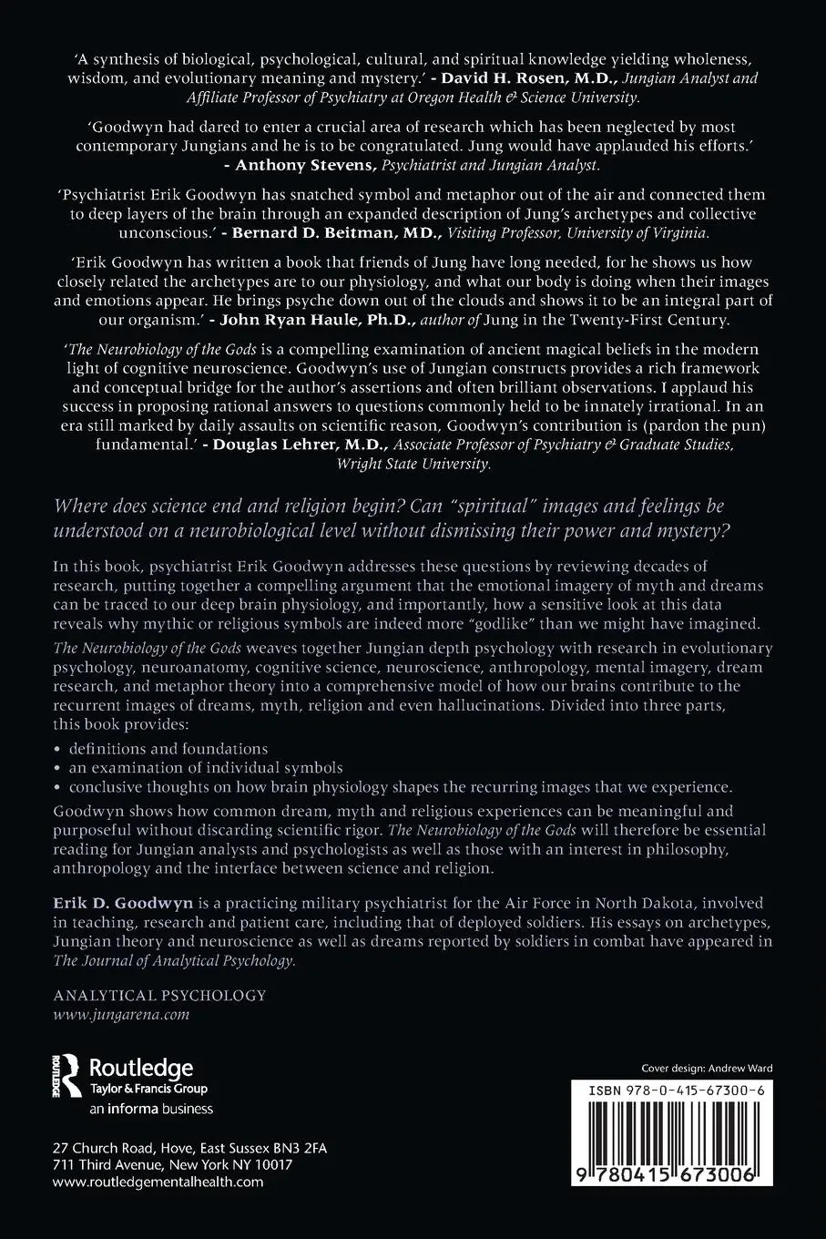 Rückseite: 9780415673006 | The Neurobiology of the Gods | Erik D. Goodwyn | Taschenbuch | 2011