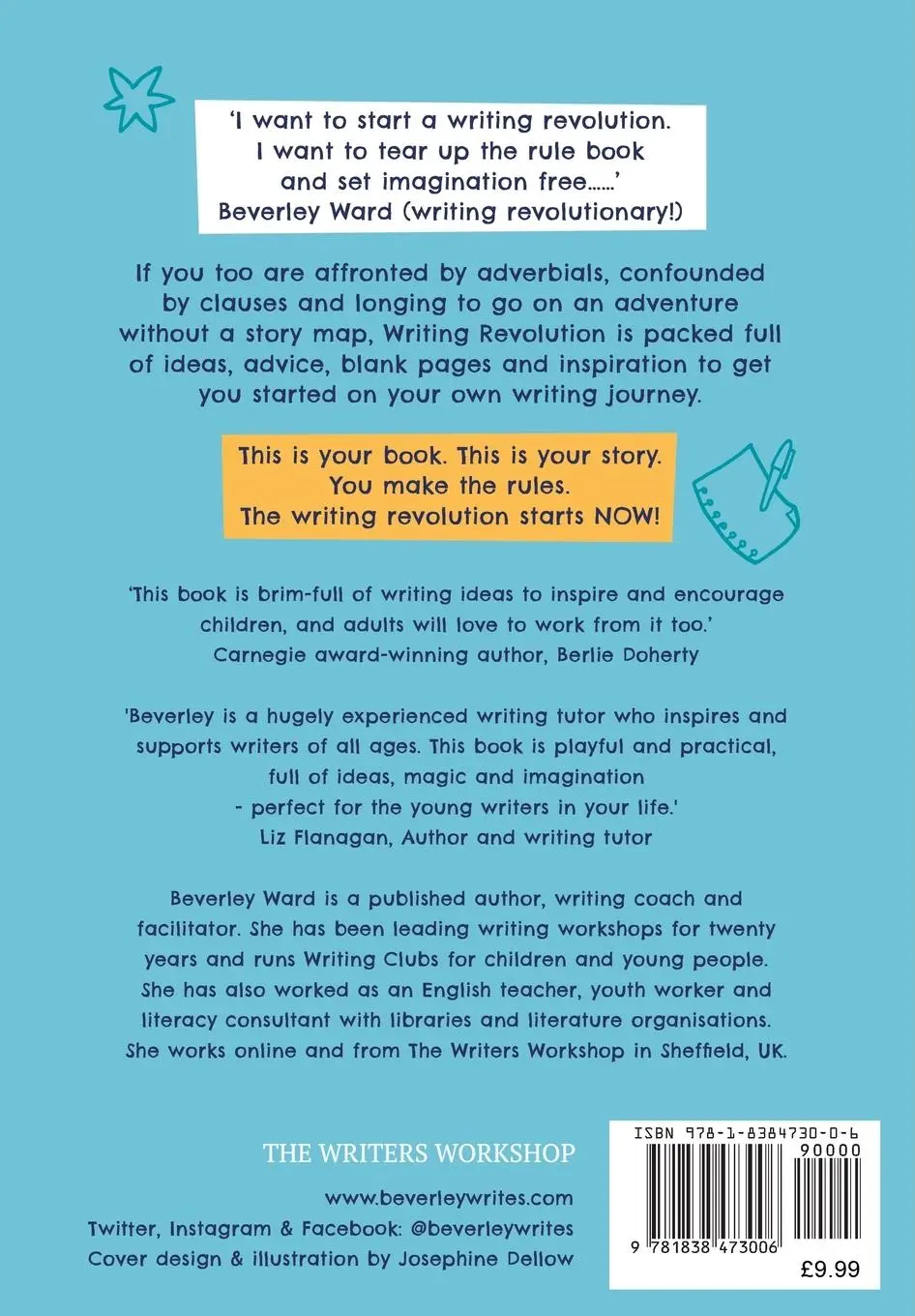Rückseite: 9781838473006 | Writing Revolution | Tips and Ideas for Young Writers | Beverley Ward