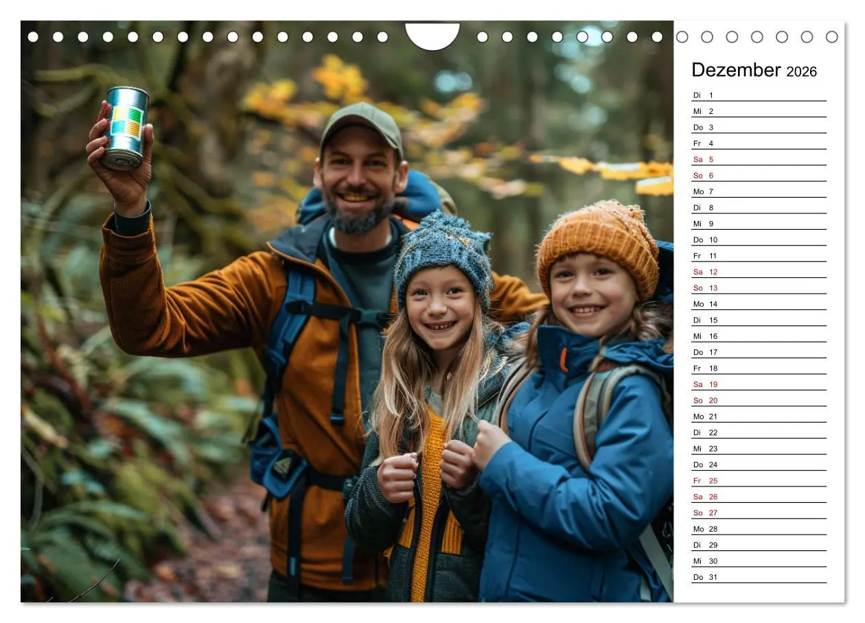 Bild: 9783457333006 | Der Geocaching Found it Kalender (Wandkalender 2026 DIN A4 quer),...