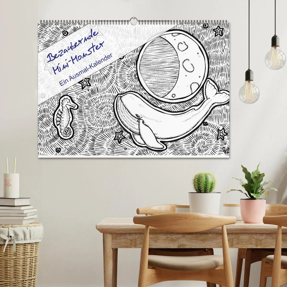 Bild: 9783457883006 | Bezaubernde Mini-Monster - Ein Ausmal-Kalender (Wandkalender 2026...