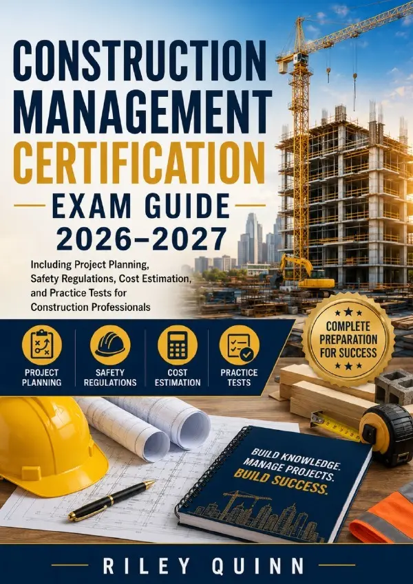 Cover: 9783565553006 | Construction Management Certification Exam Guide 2026-2027 | Quinn