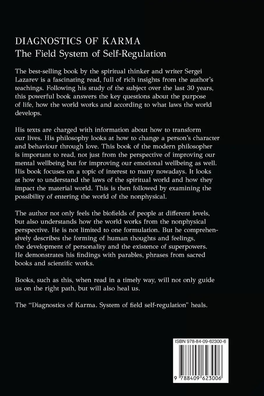 Rückseite: 9788409623006 | Diagnostics of Karma | Sergey Lazarev | Taschenbuch | Englisch | 2024