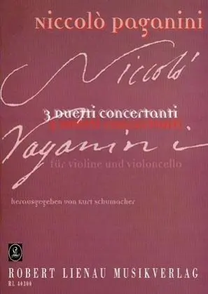 Cover: 9790011403006 | 3 Duetti concertanti | Niccolò Paganini | Buch | 40 S. | Deutsch