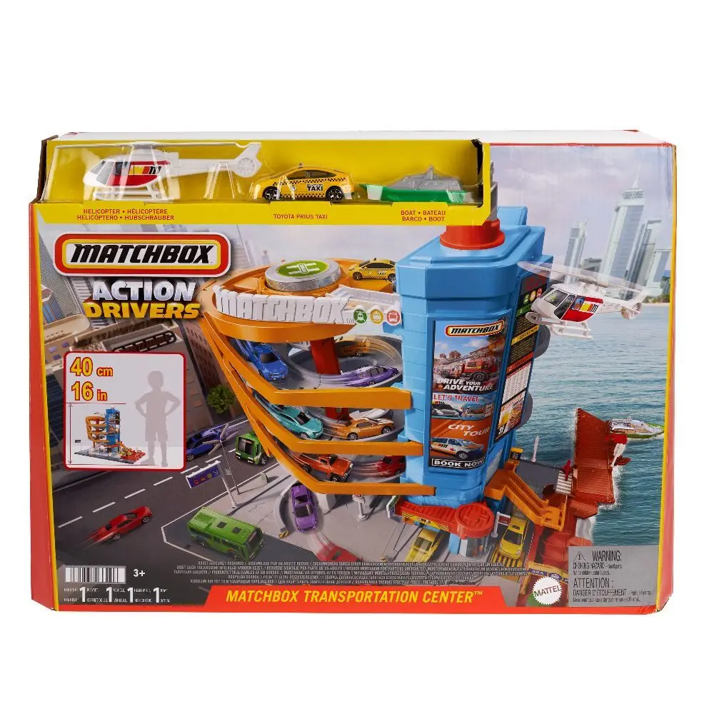 Cover: 194735233106 | Matchbox Abenteuer Transport Center | Fensterkarton | HXL47 | 2024