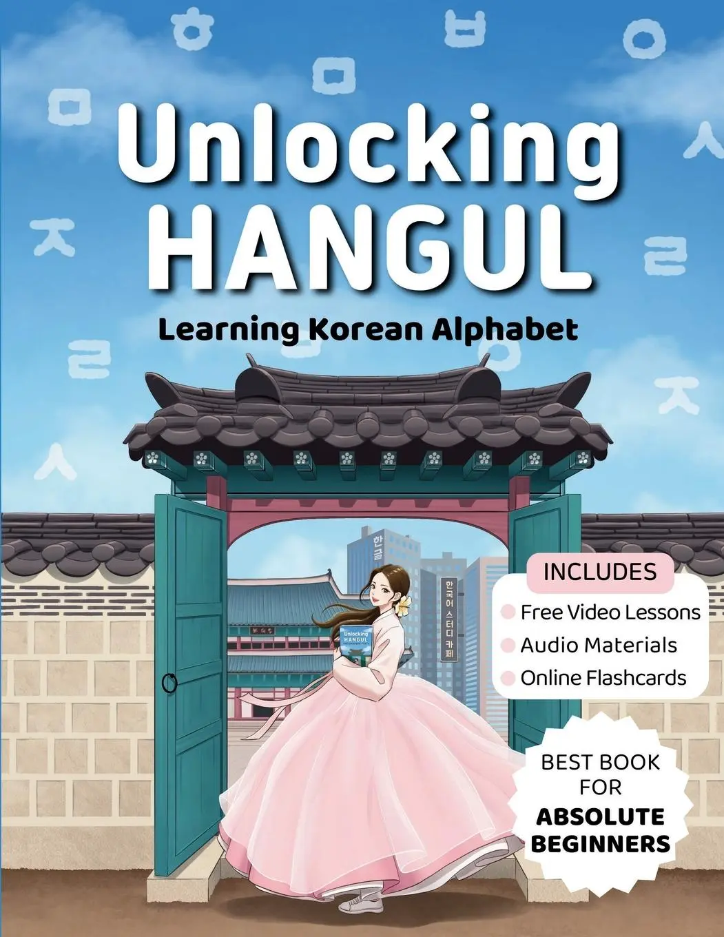 Cover: 9781069133106 | Unlocking Hangul - Learning Korean Alphabet | Korean Study Cafe | Buch