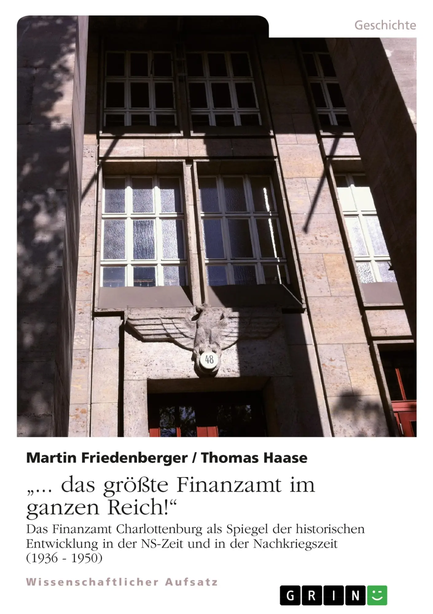 Cover: 9783389183106 | "... das größte Finanzamt im ganzen Reich!" | Martin Friedenberger