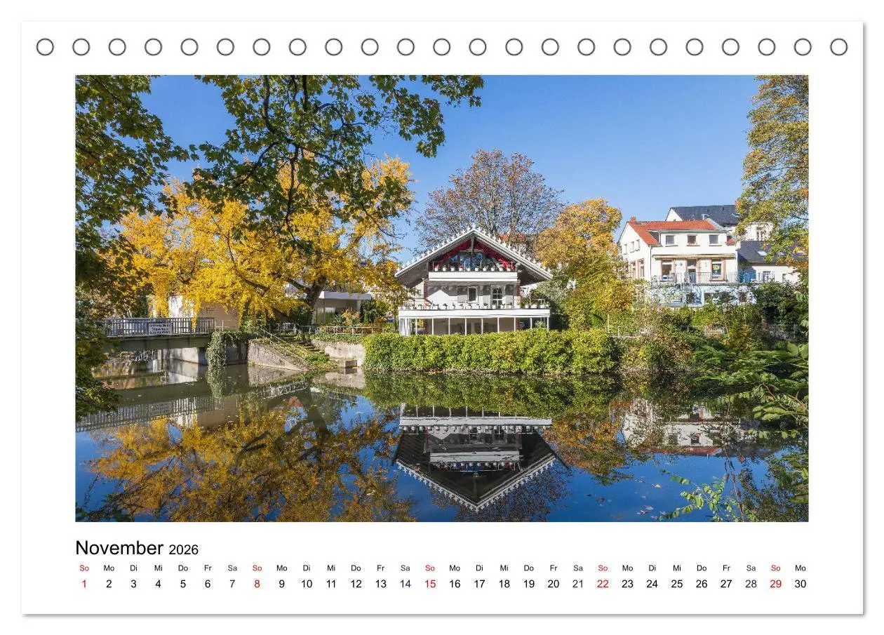 Bild: 9783457633106 | Frankfurt - Parks und Gärten (Tischkalender 2026 DIN A5 quer),...