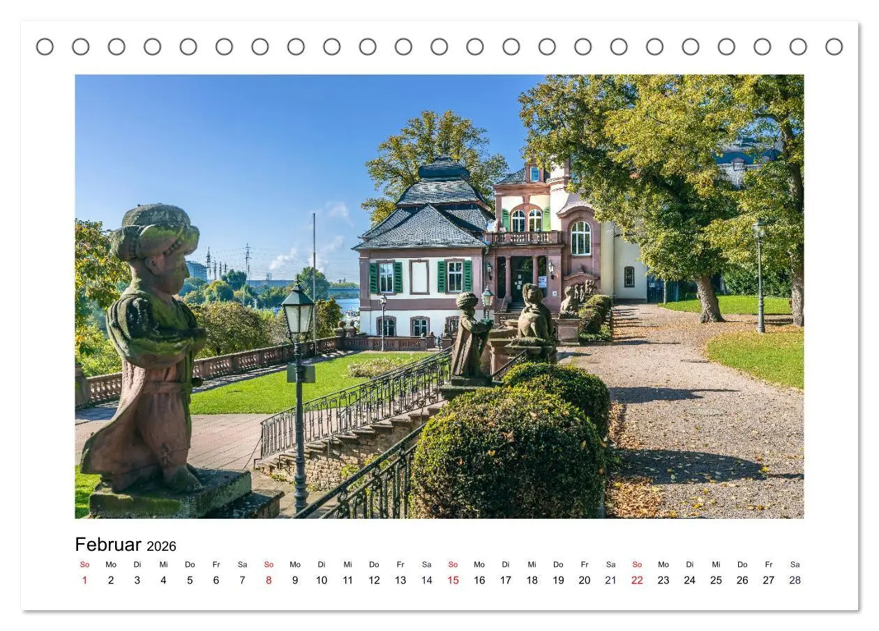 Bild: 9783457633106 | Frankfurt - Parks und Gärten (Tischkalender 2026 DIN A5 quer),...