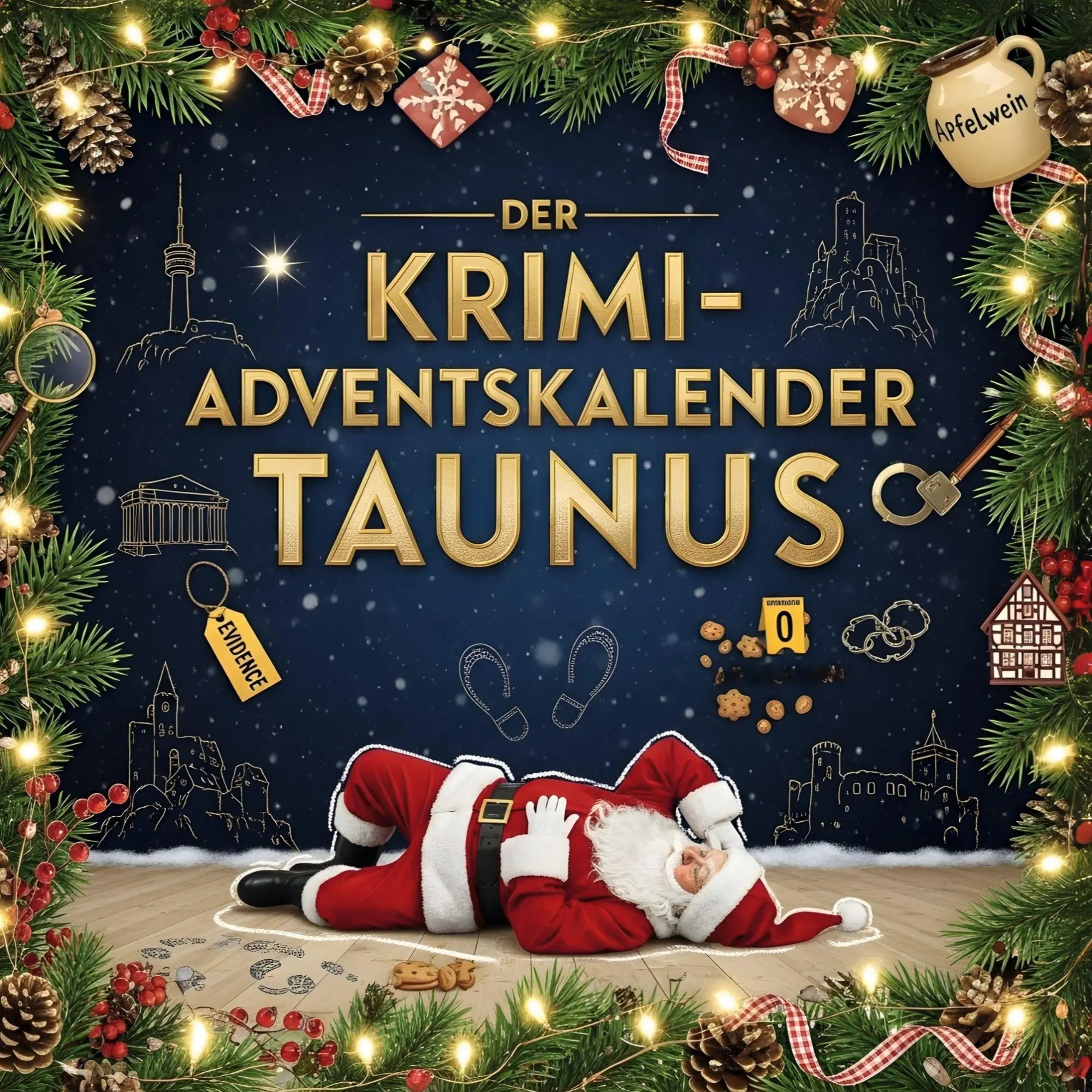 Cover: 9783695303106 | Der Krimi-Adventskalender Taunus | Mordsverdächtig in 24 Akten | Buch