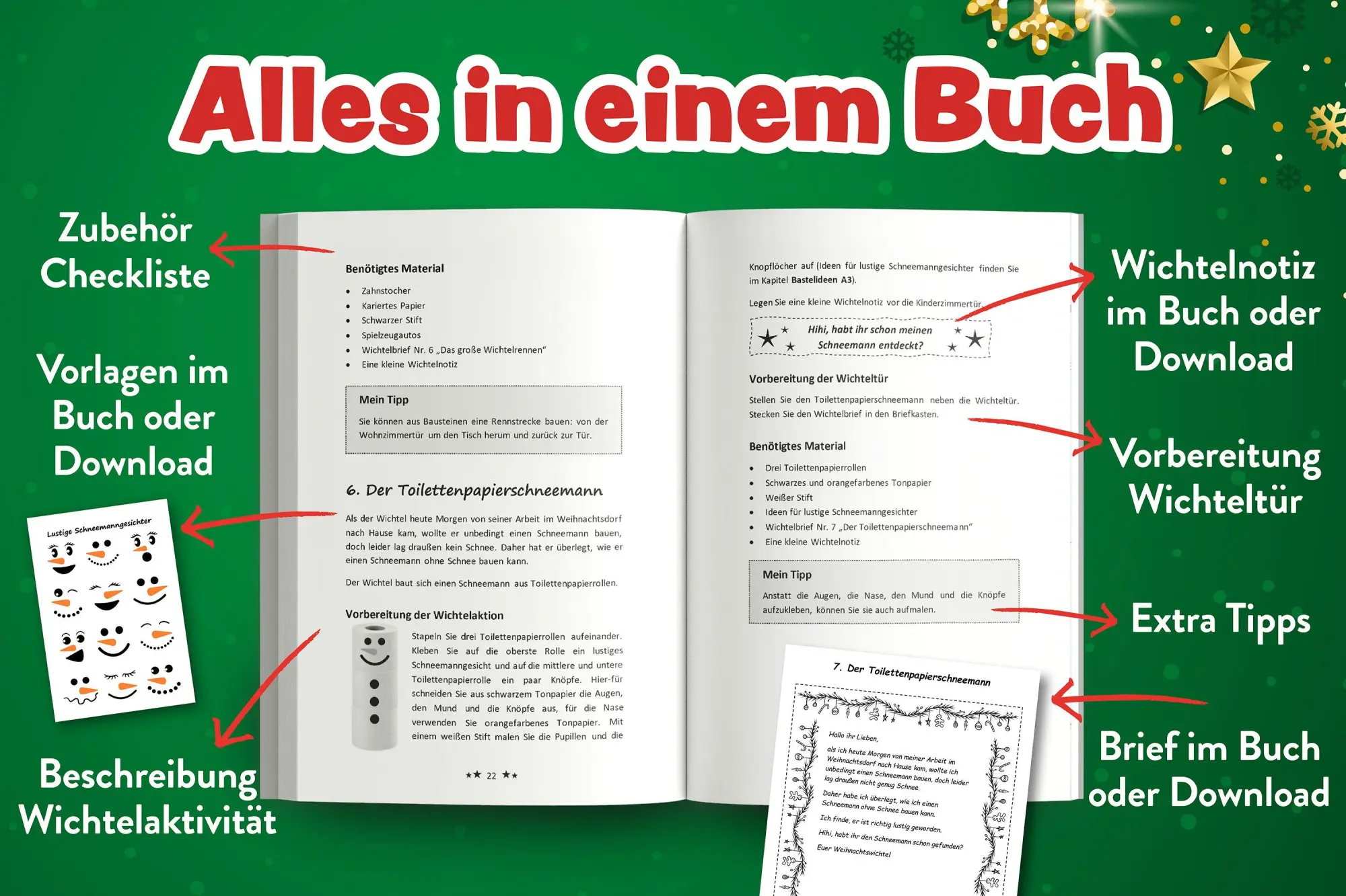 Bild: 9783910673106 | Das große Wichtelspaß Komplettset - Das Wichtel Buch: fertige...