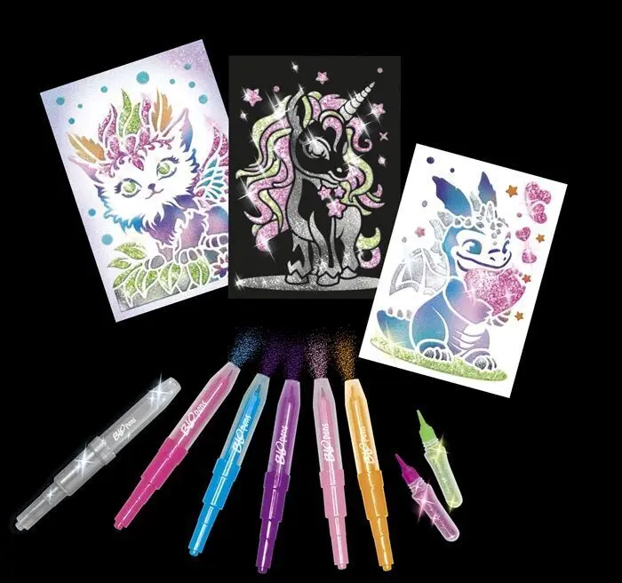 Bild: 3181860243206 | BLOPENS - Sprühstifteset X-TRA Glitzertiere | Deutsch | 2025 | BLOPENS