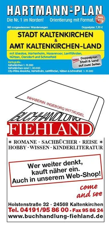 Cover: 4033527303206 | HARTMANN-PLAN Kaltenkirchen Stadt &amp; Amt Kaltenkirchen-Land Doppelplan