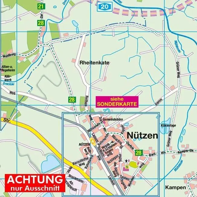 Bild: 4033527303206 | HARTMANN-PLAN Kaltenkirchen Stadt &amp; Amt Kaltenkirchen-Land Doppelplan