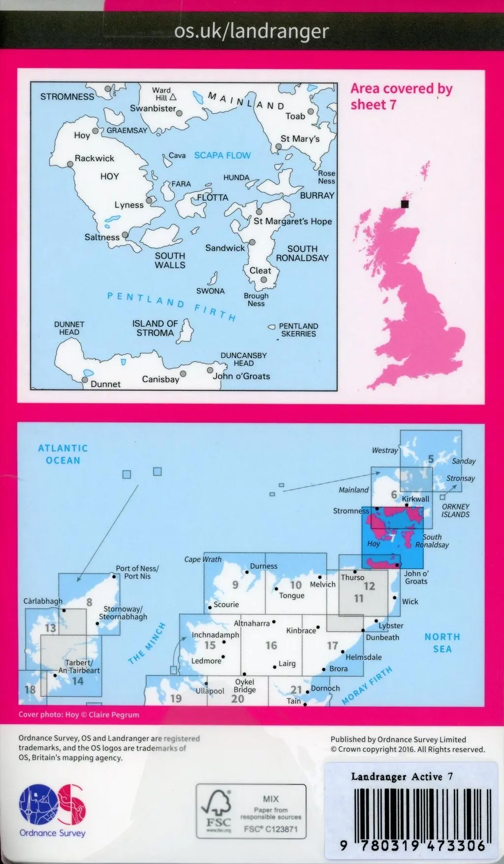 Bild: 9780319473306 | Orkney - Southern Isles | Ordnance Survey | (Land-)Karte | Englisch