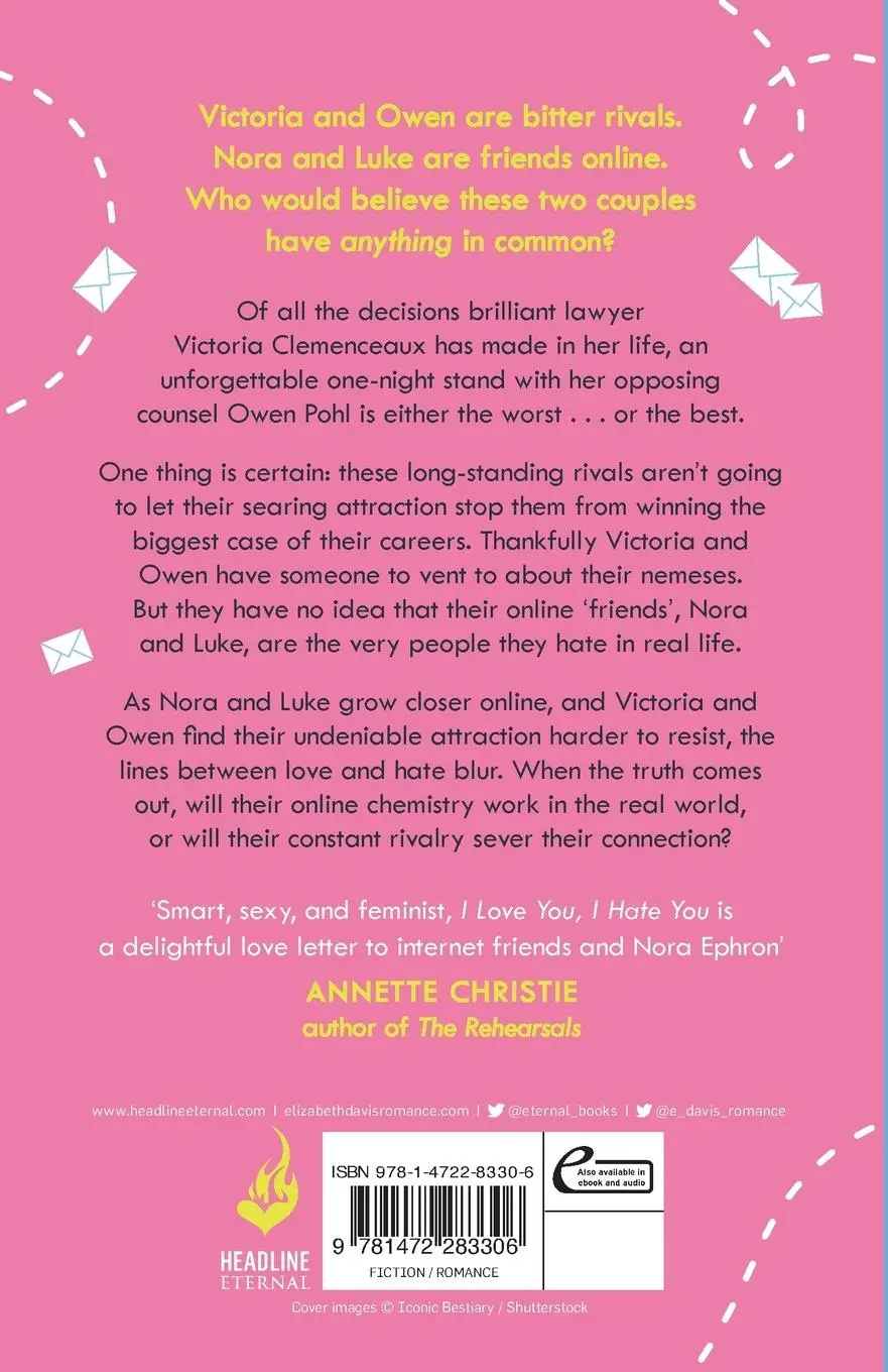 Rückseite: 9781472283306 | I Love You, I Hate You | Elizabeth Davis | Taschenbuch | Englisch
