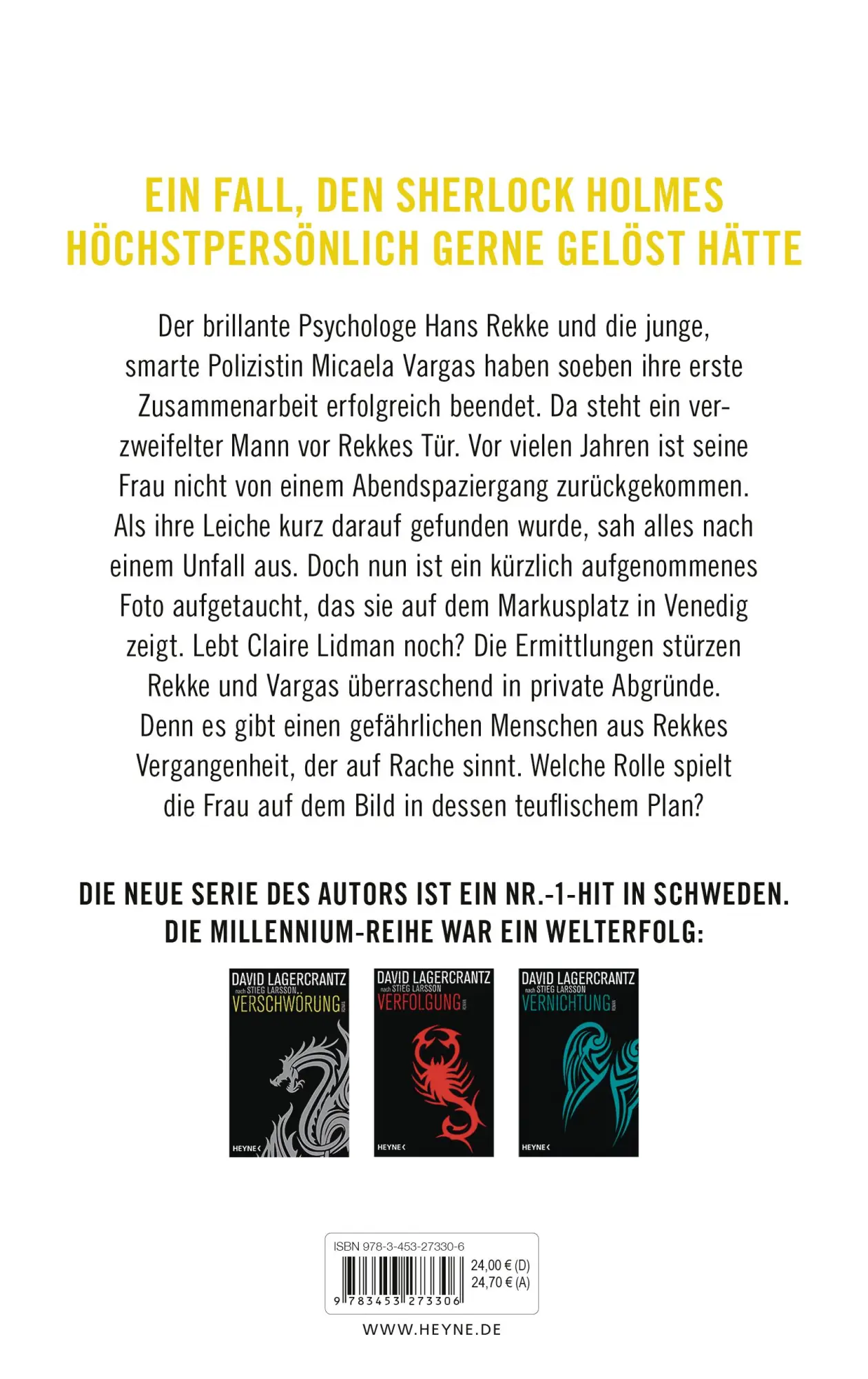 Bild: 9783453273306 | Das Bild der Toten | Thriller | David Lagercrantz | Buch | 432 S.