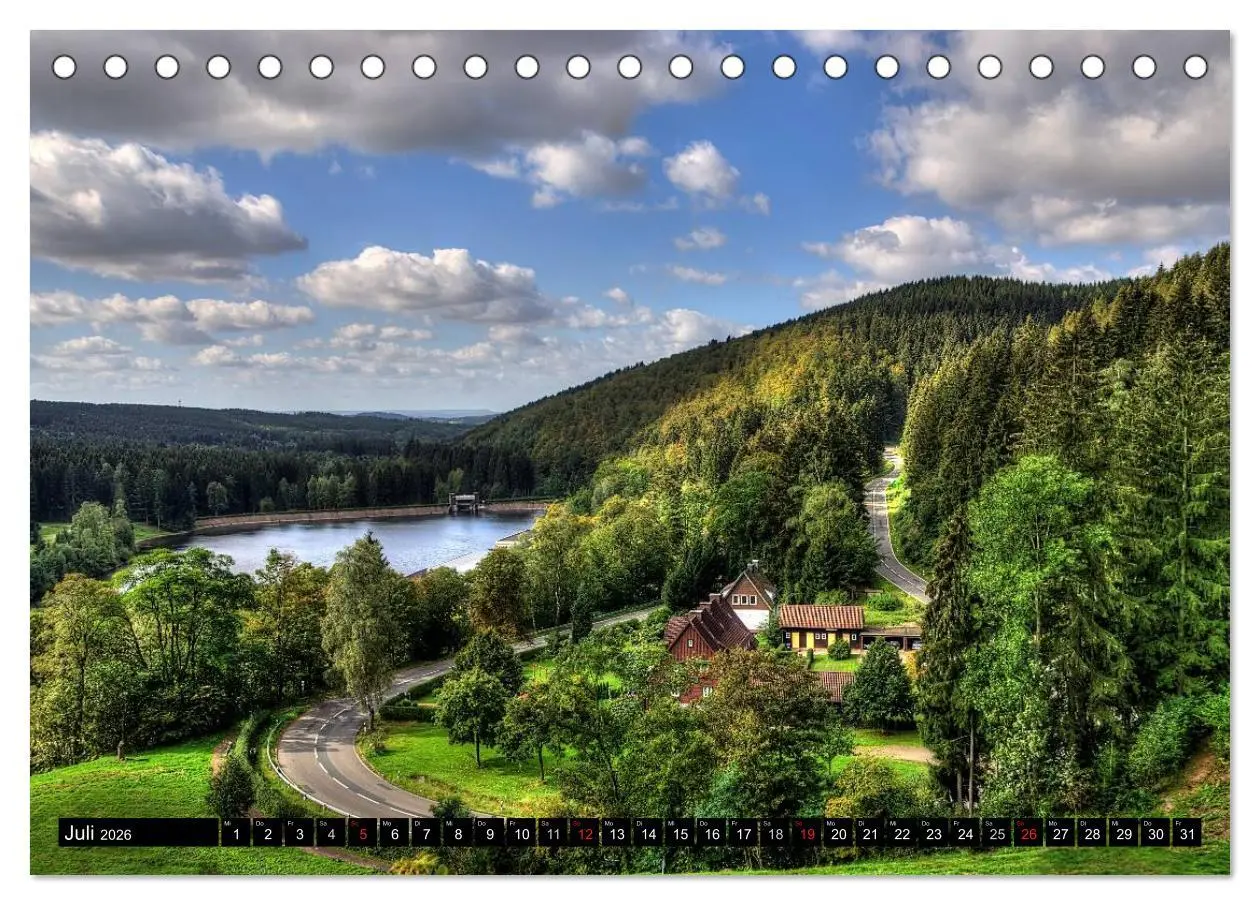 Bild: 9783516183306 | Harz Landschaften (Tischkalender 2026 DIN A5 quer), CALVENDO...