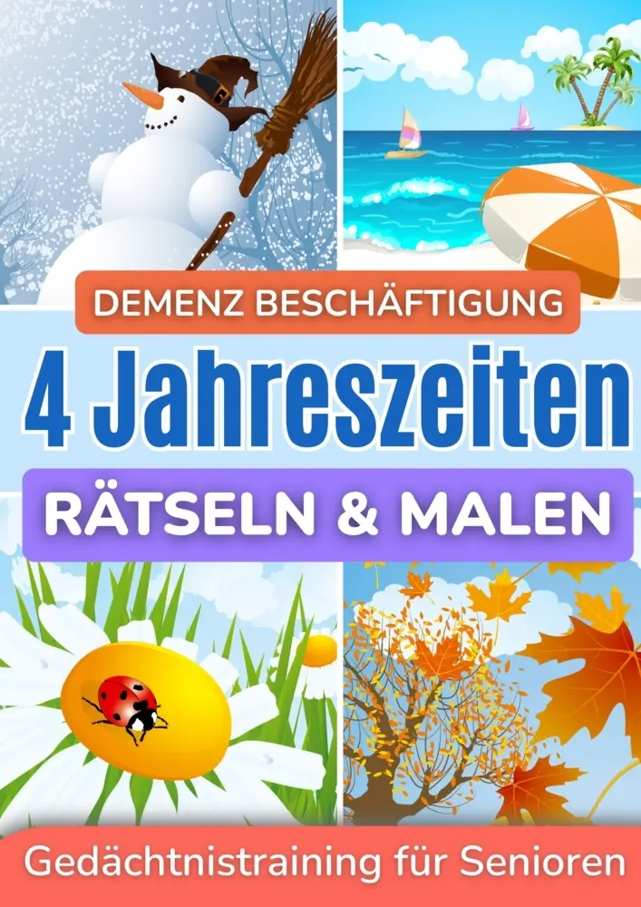 Cover: 9789403863306 | Demenz Beschäftigung: Rätseln und Malen für Senioren in großer...