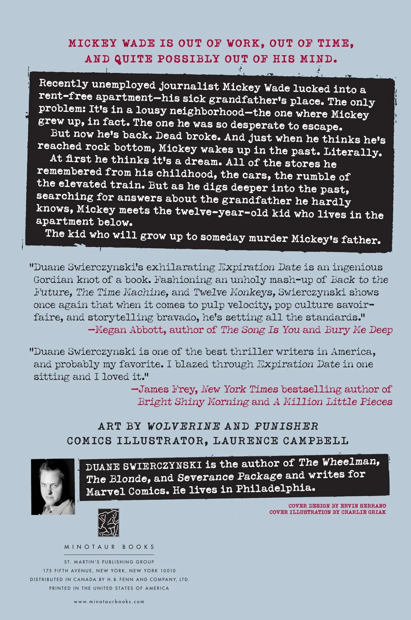 Rückseite: 9780312363406 | Expiration Date | Duane Swierczynski | Taschenbuch | Englisch | 2010
