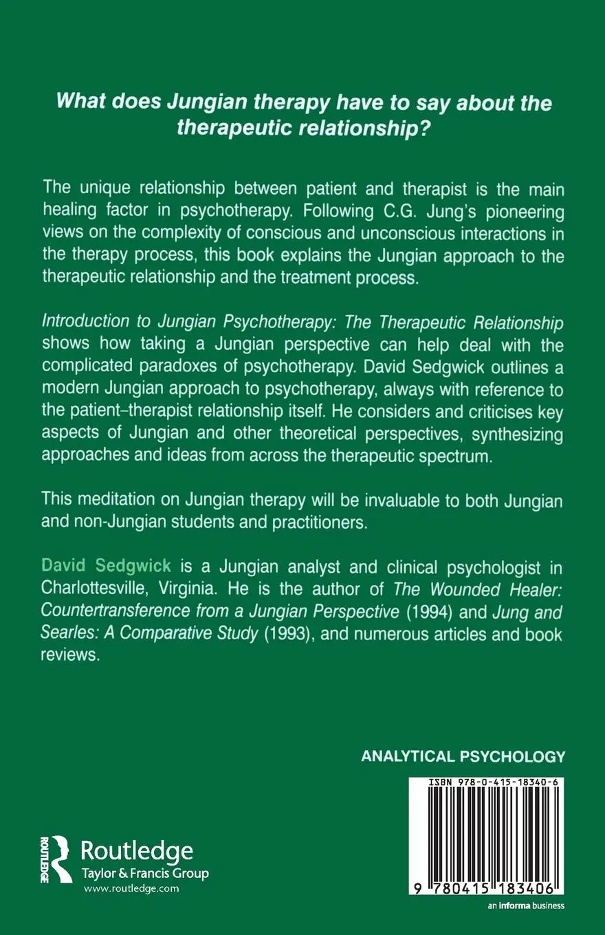 Rückseite: 9780415183406 | Introduction to Jungian Psychotherapy | The Therapeutic Relationship