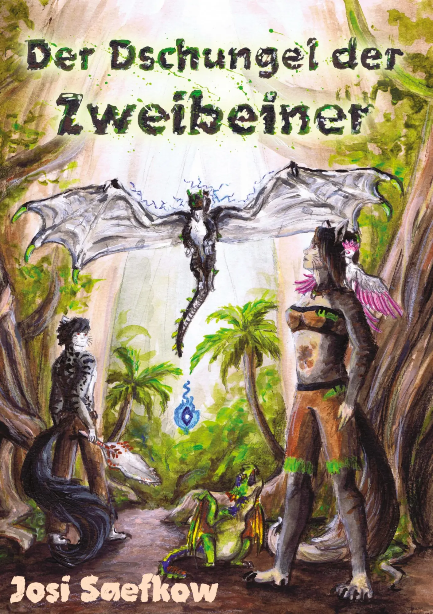 Cover: 9783347953406 | Der Dschungel der Zweibeiner. Illustrierter Fantasieroman über...