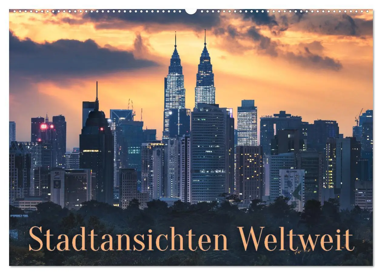 Cover: 9783457393406 | Stadtansichten Weltweit (Wandkalender 2026 DIN A2 quer), CALVENDO...