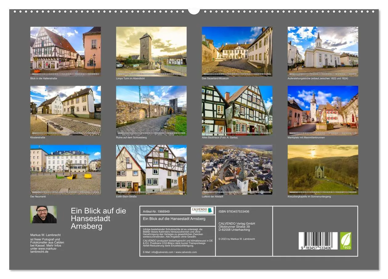 Bild: 9783457533406 | Ein Blick auf die Hansestadt Arnsberg (hochwertiger Premium...