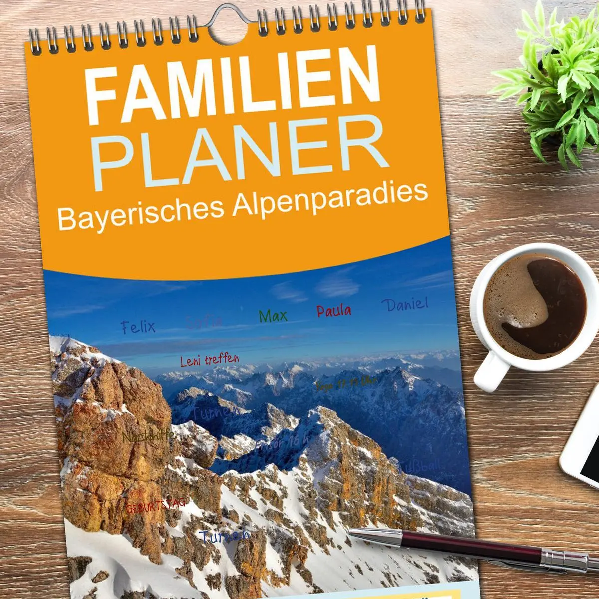 Bild: 9783516623406 | Familienplaner 2026 - Bayerisches Alpenparadies mit 5 Spalten...