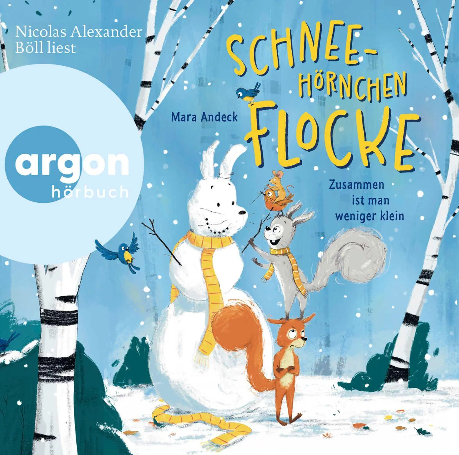 Cover: 9783839843406 | Schneehörnchen Flocke - Zusammen ist man weniger klein | Mara Andeck