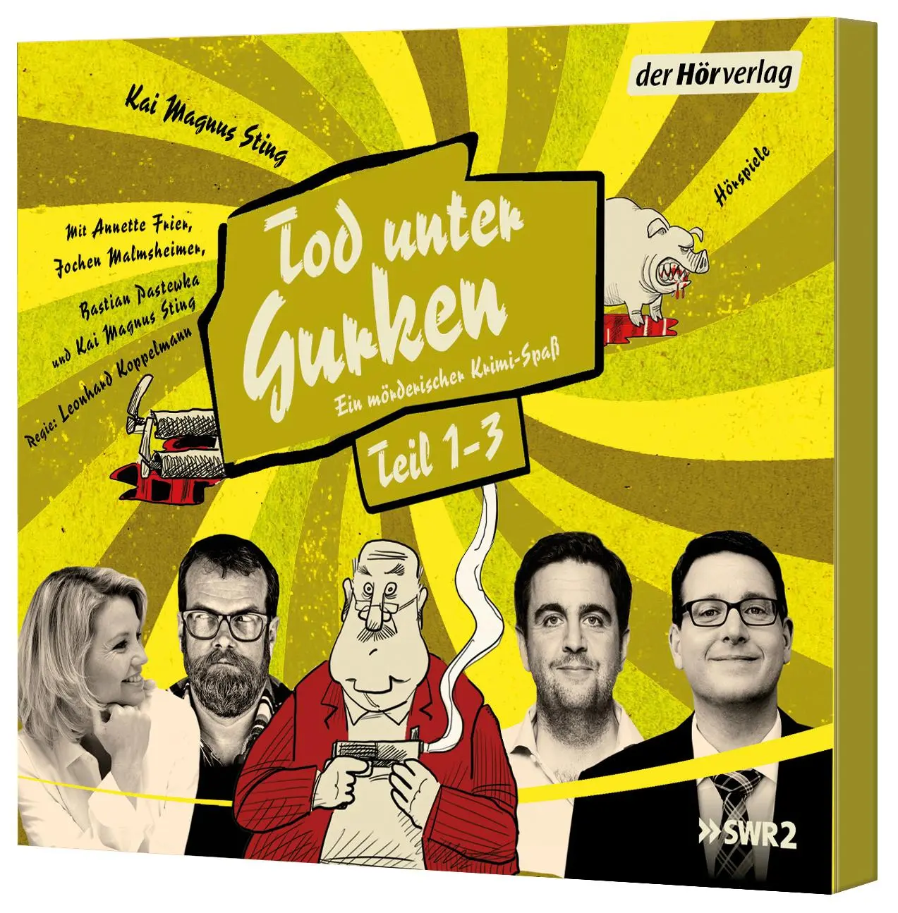 Cover: 9783844553406 | Tod unter Gurken Teil 1-3 | Ein mörderischer Krimi-Spaß | Sting | CD